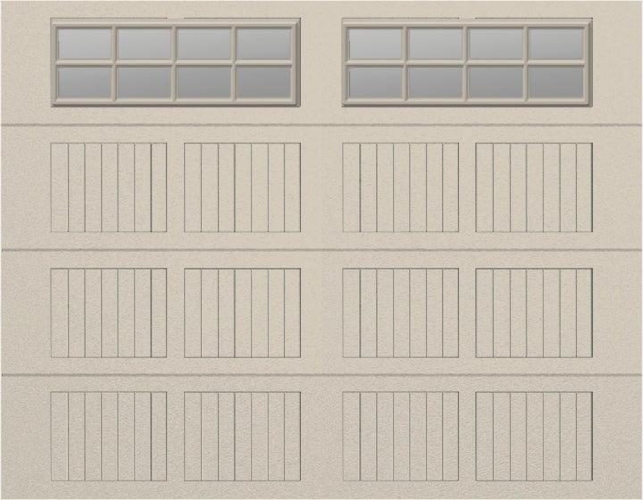 9x7 - Clear -  Stockton With glass Long Short - Almond