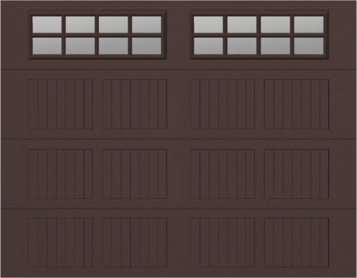 9x7 - Clear -  Stockton With glass Short - Brown