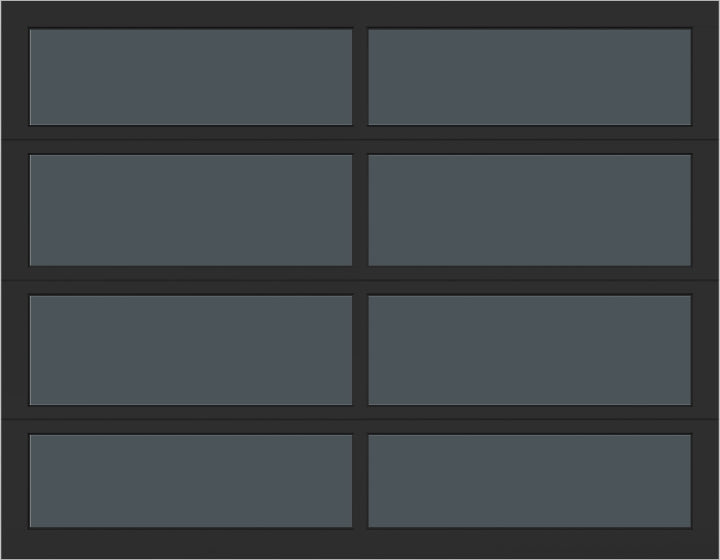 9'x7' Window - Aluminum  - Brown - Tinted 