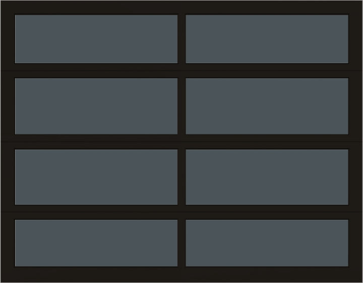 9'x7' Window - Aluminum - Dark Bronze - Tinted 