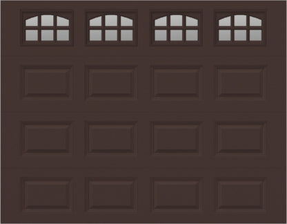 9x7 -  Cascade Short - Clear  With glass - Brown