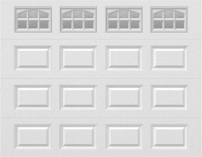 9x7 -  Cascade - Obscure With glass - White