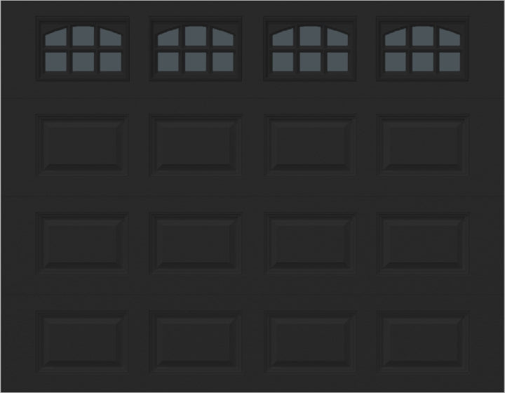 9x7 -  Cascade - Tinted - With glass - Black