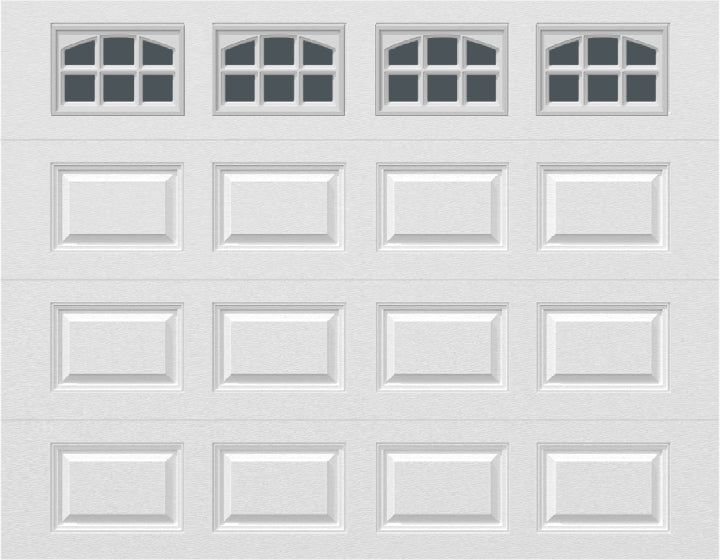 9x7 -  Cascade - Tinted - With glass - White