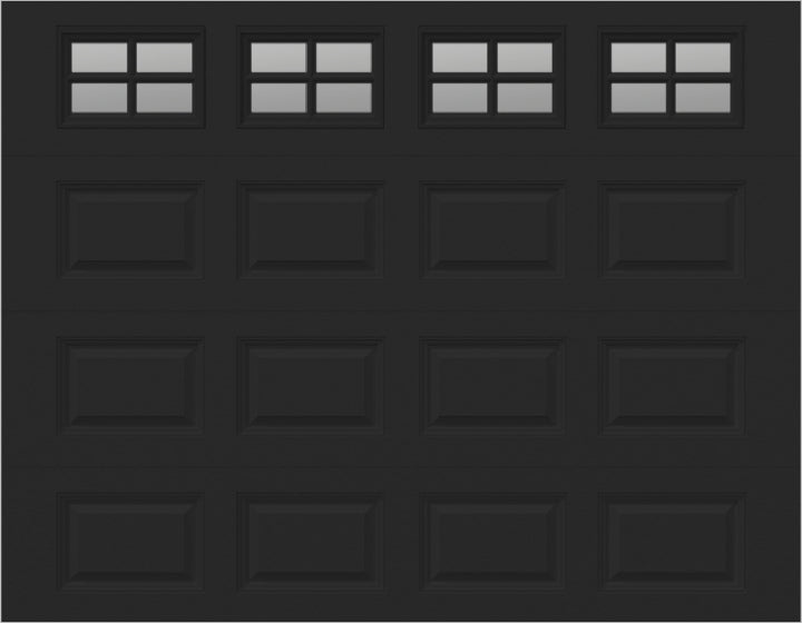 9x7 - Clear -  Stockton With glass - Black