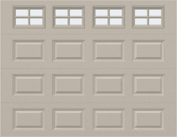 9x7 - Frosted -  Stockton With glass - Almond