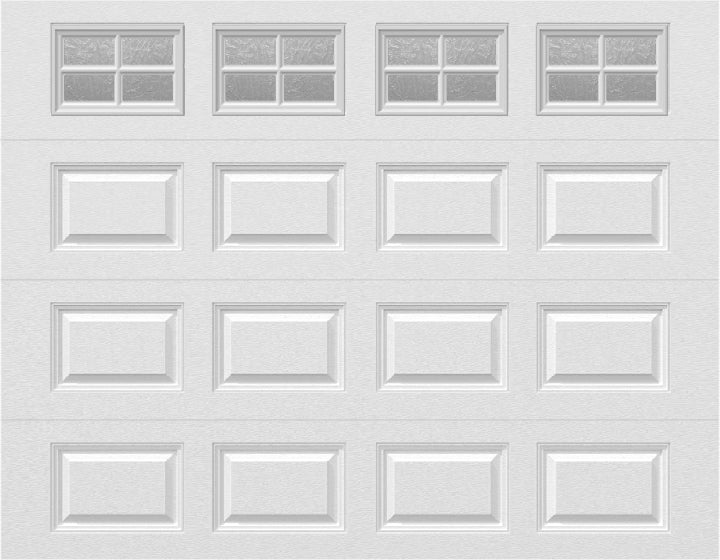 9x7 -  Obscure- Stockton With glass - White