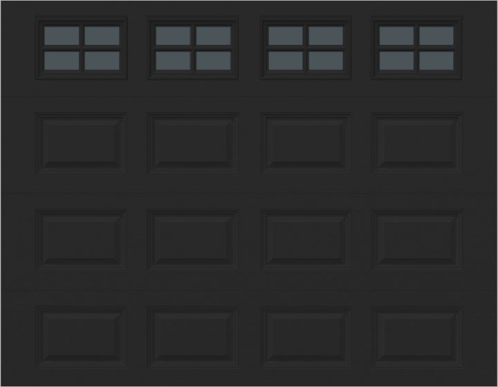 9x7 -  Tinted- Stockton With glass - Black