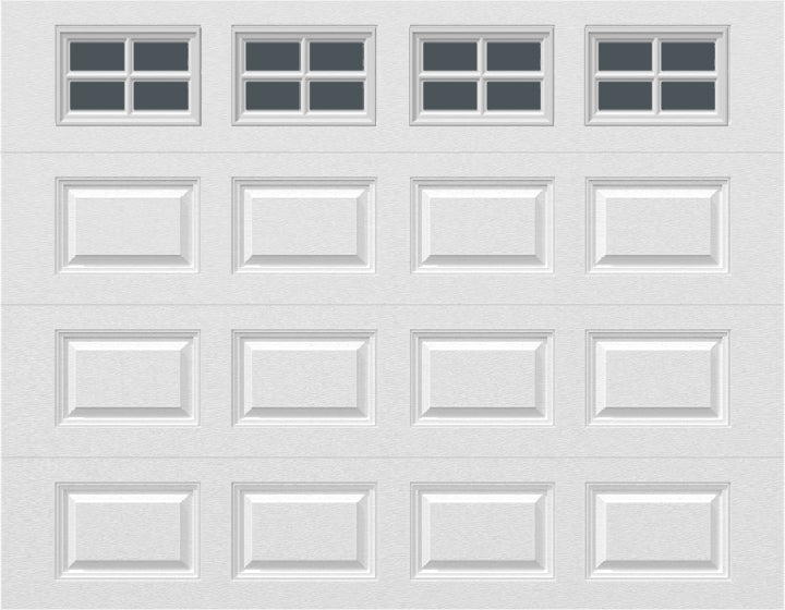 9x7 -  Tinted- Stockton With glass - White