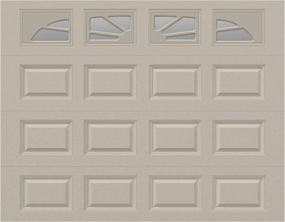 9x7 - Sunburst - Clear With glass - Almond