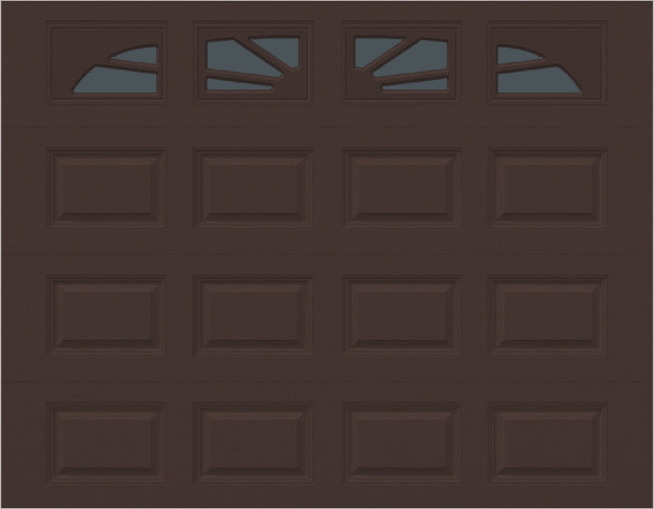 9x7 -  Sunburst - Tinted -  With glass Long - Brown