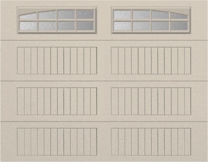 9x7 - Arched Stockton Long - ObscureWith glass Long - Almond