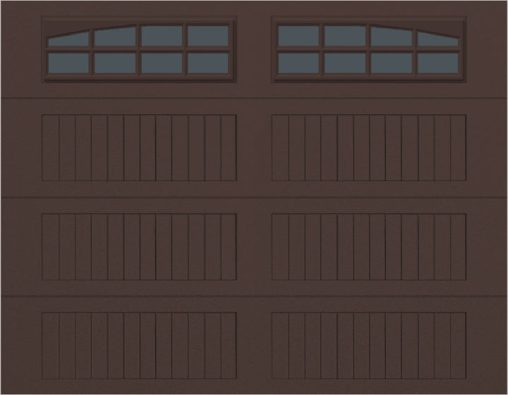 9x7 - Arched Stockton Long - Tinted With glass Long - Brown