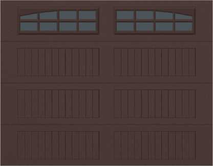 9x7 - Arched Stockton Long - Tinted With glass Long - Brown