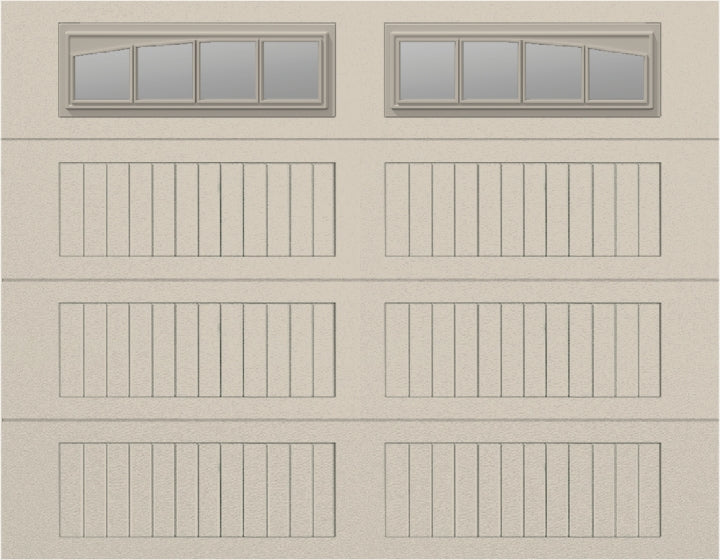 9x7 - Long with glass Arched Stockbridge Long - Clear  With glass Long - Almond