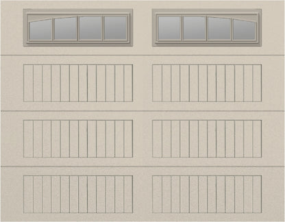 9x7 - Long with glass Arched Stockbridge Long - Clear  With glass Long - Almond