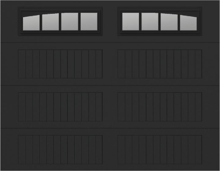 9x7 -  Long with glass Arched Stockbridge Long - Clear  With glass Long - Black