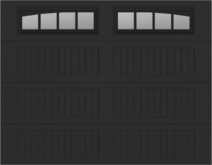 9x7 -  Long with glass Arched Stockbridge Long - Clear  With glass Long - Black