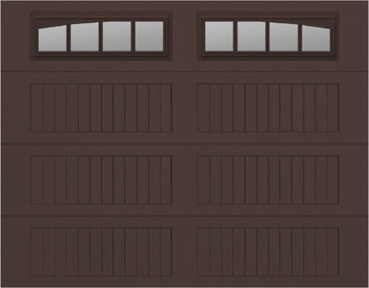 9x7 -  Long with glass Arched Stockbridge Long - Clear  With glass Long - Brown