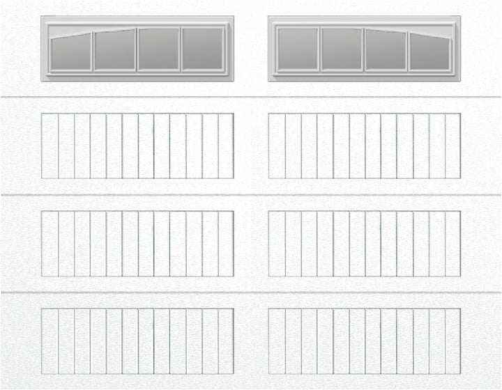 9x7 -  Long with glass Arched Stockbridge Long - Clear  With glass Long - White