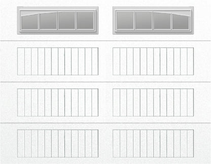 9x7 -  Long with glass Arched Stockbridge Long - Clear  With glass Long - White