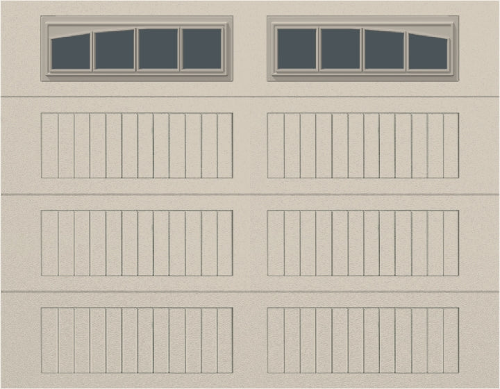 9x7 - Arched Stockbridge Long - Tinted With glass Long - Almond