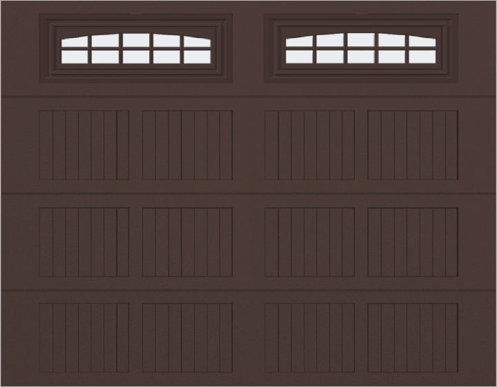 9x7 -  Cascade Short - Frosted  With glass - Brown