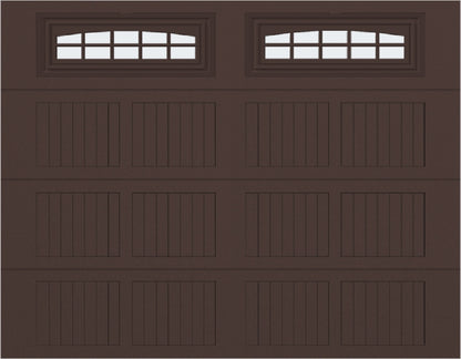 9x7 -  Cascade Short - Frosted  With glass - Brown