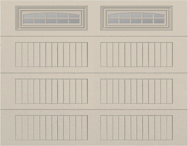 9x7 - Cascade - Clear  With glass Long - Almond