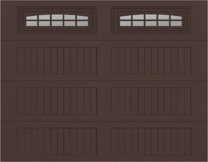 9x7 -  Cascade - Clear  With glass Long - Brown