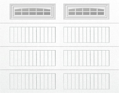 9x7 -  Cascade - Clear  With glass Long - White