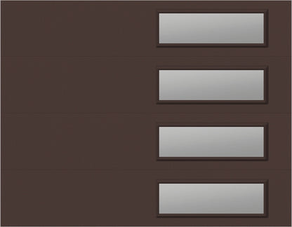 9'x7' Window - Skyflush Right - Brown - Clear