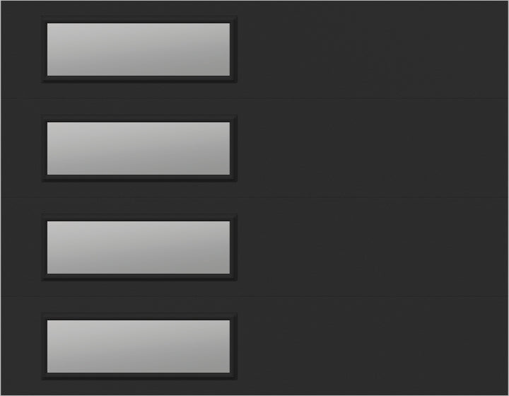 9'x7' Window - Skyflush Left  - Black - Clear 