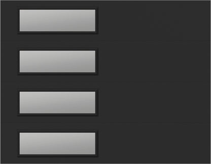 9'x7' Window - Skyflush Left  - Black - Clear 