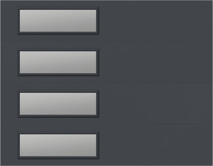 9'x7' Window - Skyflush Left  - Graphite  - Clear 