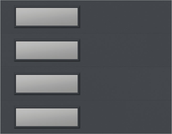 9'x7' Window - Skyflush Left - Graphiete - Clear