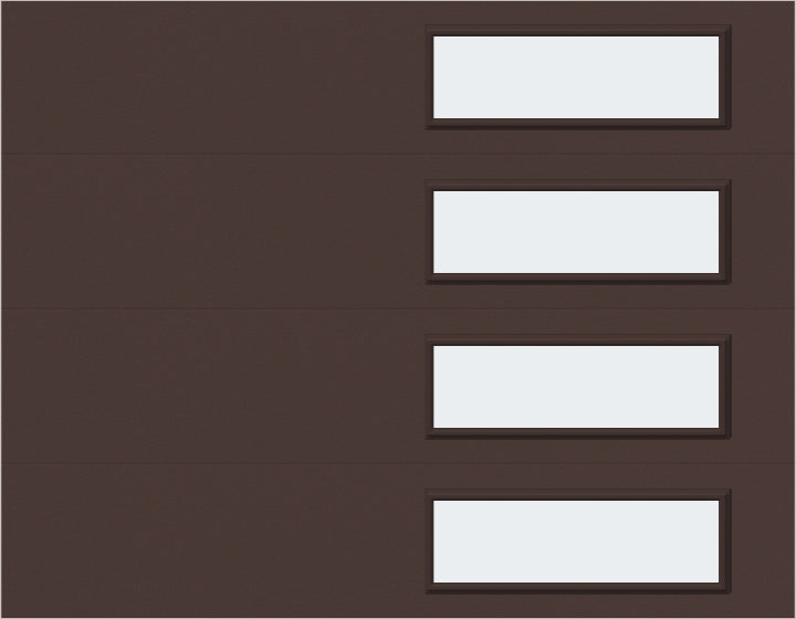 9'x7' Window - Skyflush Right  - Brown - Frosted