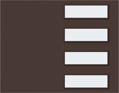 9'x7' Window - Skyflush Right  - Brown - Frosted