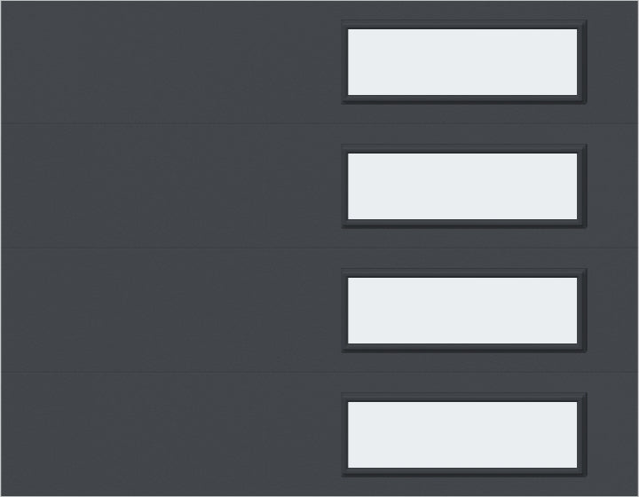 9'x7' Window - Skyflush Right  - Graphiete - Frosted