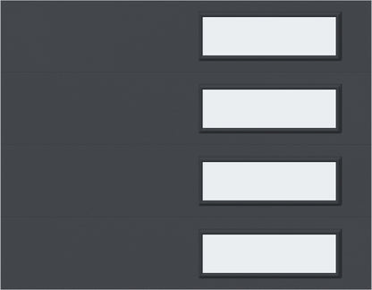 9'x7' Window - Skyflush Right  - Graphiete - Frosted