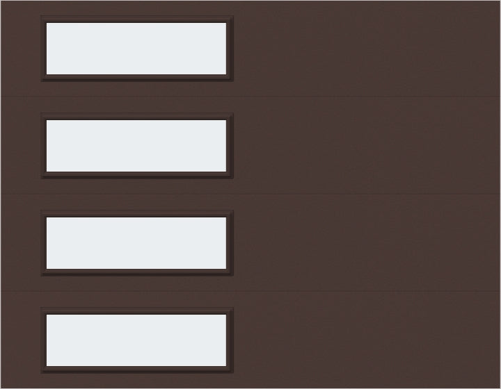 9'x7' Window - Skyflush Left   - Brown - Frosted