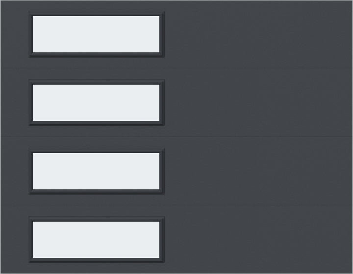 9'x7' Window - Skyflush Left  - Graphite  - Frosted