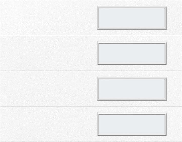 9'x7' Window - Skyflush Right  - White - Frosted