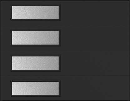 9'x7' Window - Skyflush Left - Black - Obscure