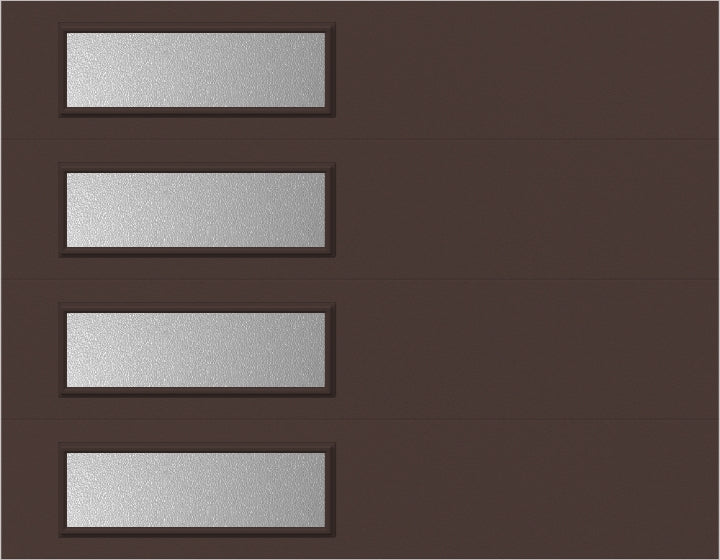 9'x7' Window - Skyflush Left   - Brown - Obscure