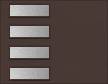 9'x7' Window - Skyflush Left   - Brown - Obscure