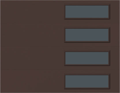 9'x7' Window - Skyflush Right  - Brown - Tinted 