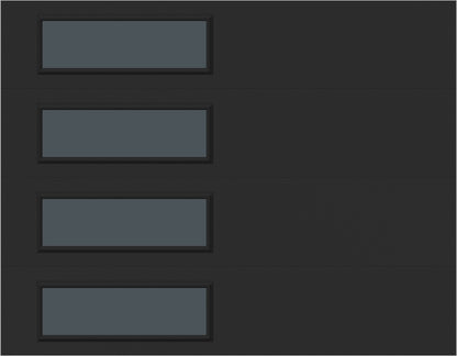 9'x7' Window - Skyflush Left - Black - Tinted 