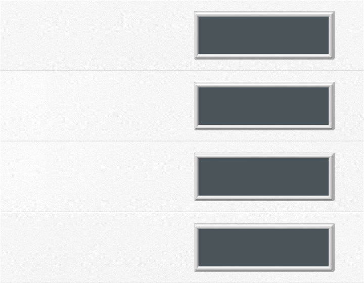 9'x7' Window - Skyflush Right  - White - Tinted 