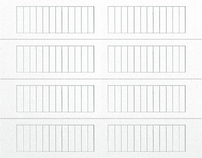 9x7 - No glass Long - White
